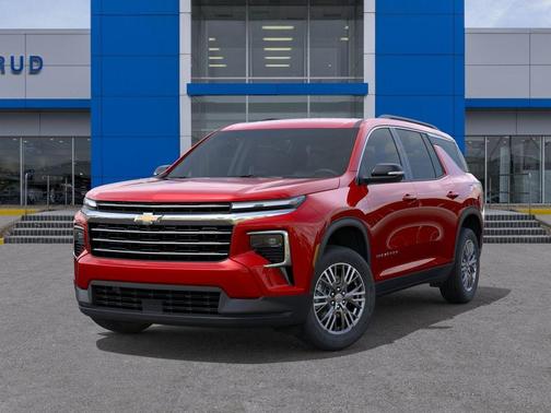 Radiant Red 2026 Chevrolet Traverse LT