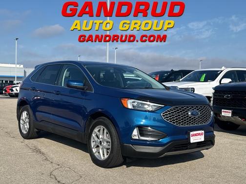 Atlas Blue Metallic 2024 Ford Edge SEL