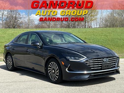Oxford Blue 2021 Hyundai SONATA Hybrid SEL