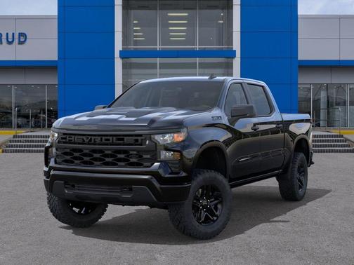 Black 2026 Chevrolet Silverado 1500 Custom Trail Boss