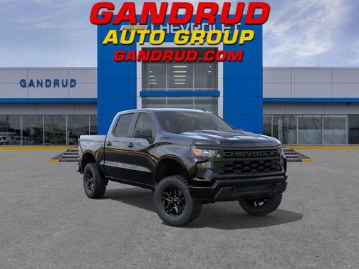 Black 2026 Chevrolet Silverado 1500 Custom Trail Boss
