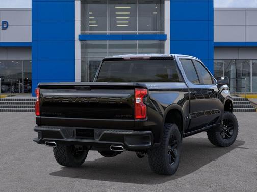 Black 2026 Chevrolet Silverado 1500 Custom Trail Boss