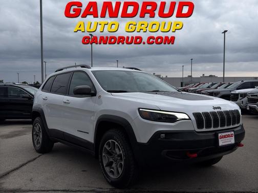 Bright White Clearcoat 2020 Jeep Cherokee Trailhawk