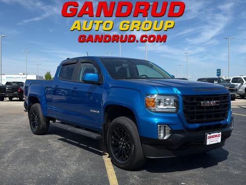 Dynamic Blue Metallic 2022 GMC Canyon Elevation