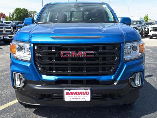 Dynamic Blue Metallic 2022 GMC Canyon Elevation