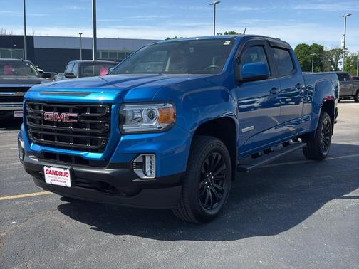 Dynamic Blue Metallic 2022 GMC Canyon Elevation