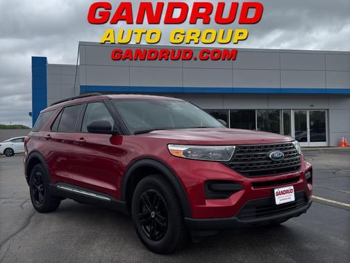 Red Metallic 2022 Ford Explorer XLT
