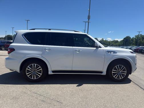 Aspen White 2021 Nissan Armada SV