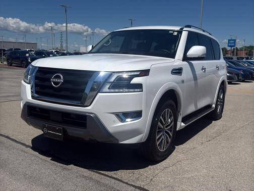 Aspen White 2021 Nissan Armada SV