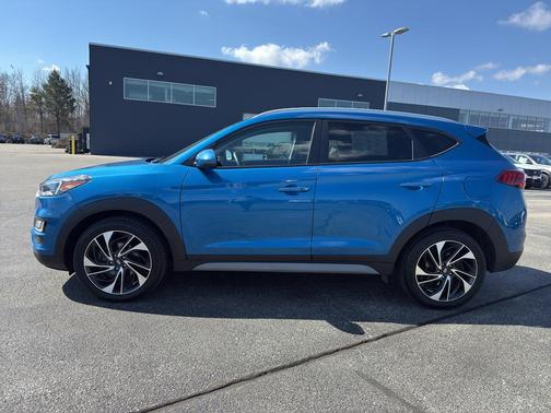 Aqua Blue 2020 Hyundai TUCSON Sport