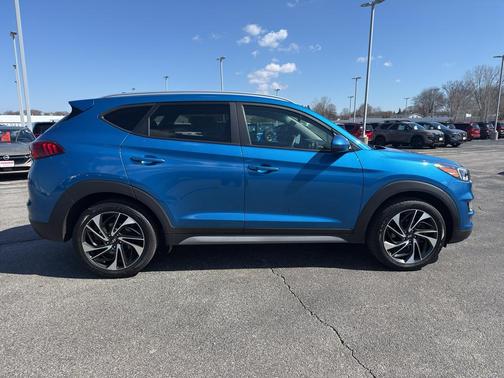 Aqua Blue 2020 Hyundai TUCSON Sport