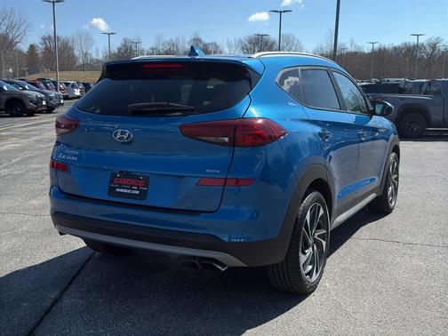 Aqua Blue 2020 Hyundai TUCSON Sport