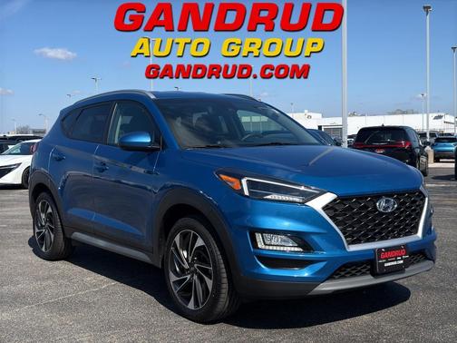 Aqua Blue 2020 Hyundai TUCSON Sport