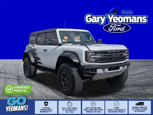 Oxford White 2022 Ford Bronco Raptor