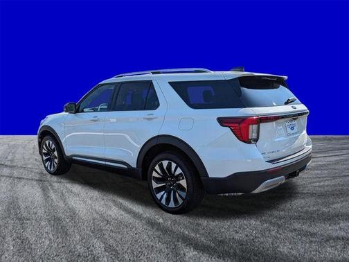 White Metallic 2026 Ford Explorer Platinum