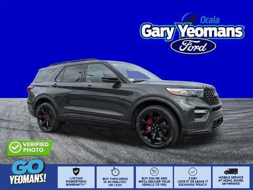 Forged Green Metallic 2024 Ford Explorer ST