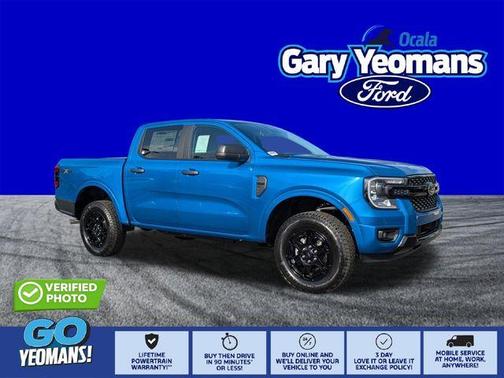 Blue 2026 Ford Ranger XLT