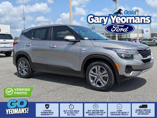 Steel Gray 2021 Kia Seltos LX