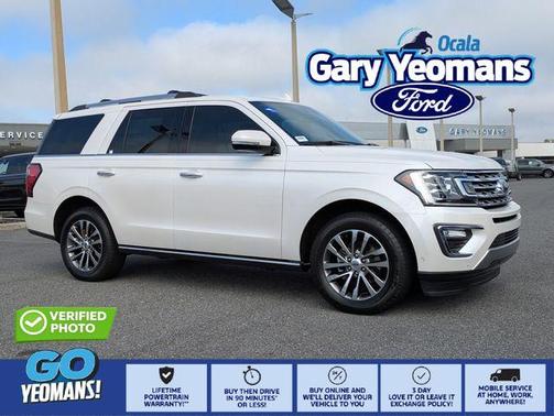 White Platinum 2018 Ford Expedition Limited