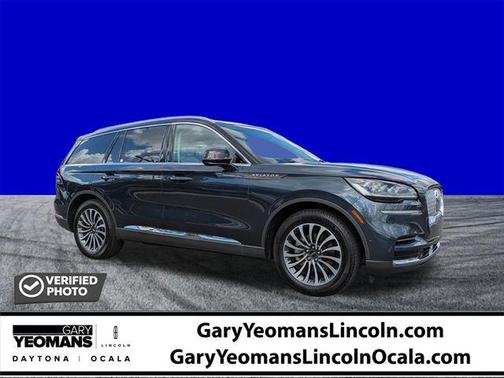 Blue Metallic 2022 Lincoln Aviator Reserve RWD