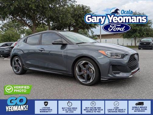 Thunder Gray 2021 Hyundai Veloster Turbo Ultimate