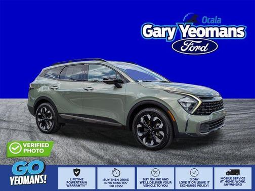Jungle Green 2023 Kia Sportage X-Line