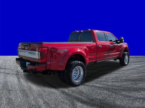 Rapid Red Metallic Tinted Clearcoat 2022 Ford F-450 Platinum