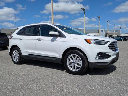 Oxford White 2022 Ford Edge SEL