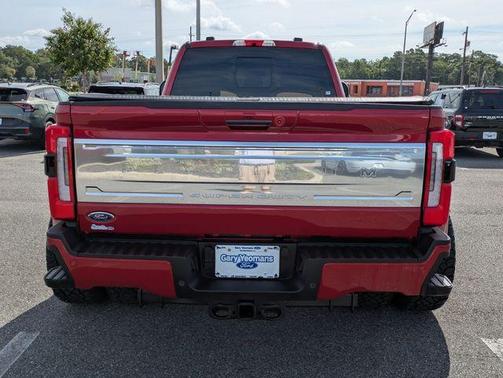 Red Metallic 2024 Ford F-350 Platinum