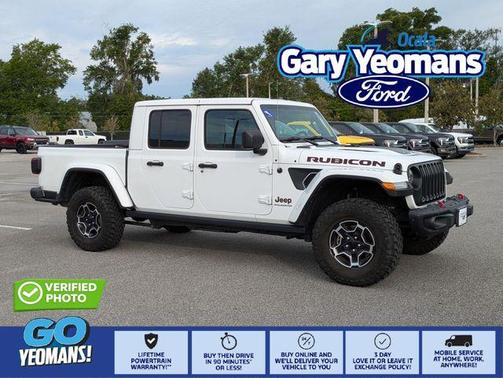 Bright White Clearcoat 2023 Jeep Gladiator Rubicon