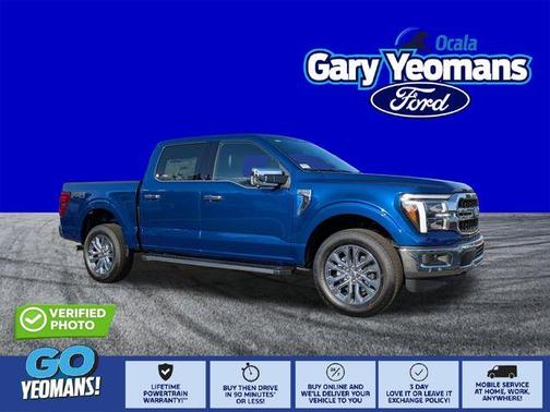 Blue 2026 Ford F-150 Lariat