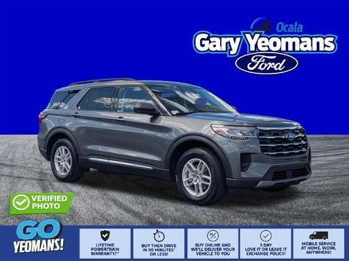 Gray Metallic 2025 Ford Explorer Active