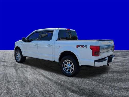 White Platinum Clearcoat Metallic 2018 Ford F-150 Platinum