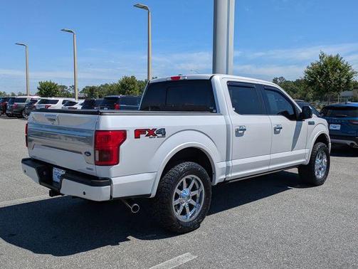 White Platinum Clearcoat Metallic 2018 Ford F-150 Platinum