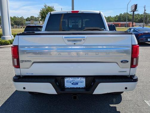 White Platinum Clearcoat Metallic 2018 Ford F-150 Platinum