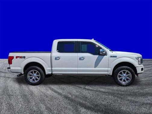 White Platinum Clearcoat Metallic 2018 Ford F-150 Platinum