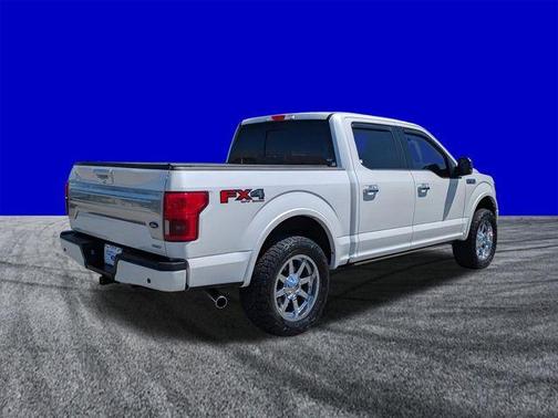 White Platinum Clearcoat Metallic 2018 Ford F-150 Platinum