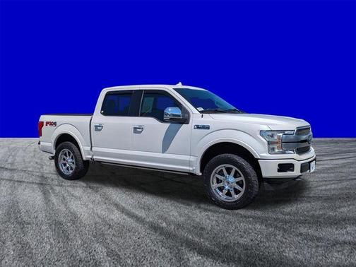 White Platinum Clearcoat Metallic 2018 Ford F-150 Platinum