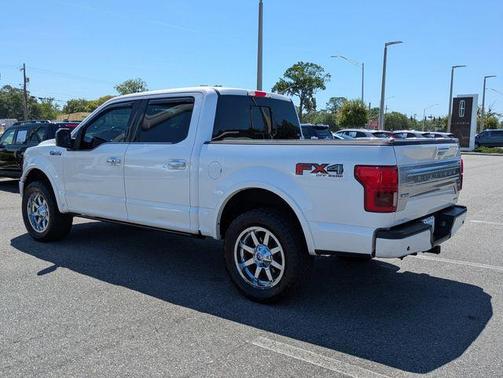 White Platinum Clearcoat Metallic 2018 Ford F-150 Platinum