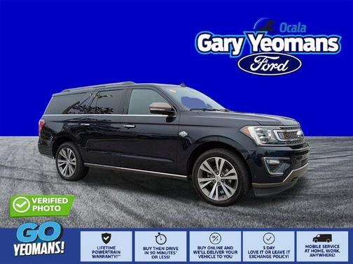 Antimatter Blue Metallic 2021 Ford Expedition Max King Ranch