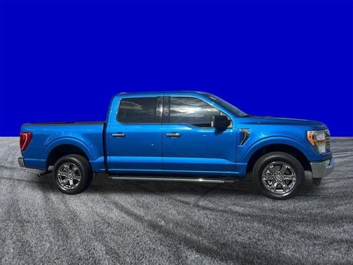 Blue Metallic 2021 Ford F-150 XLT