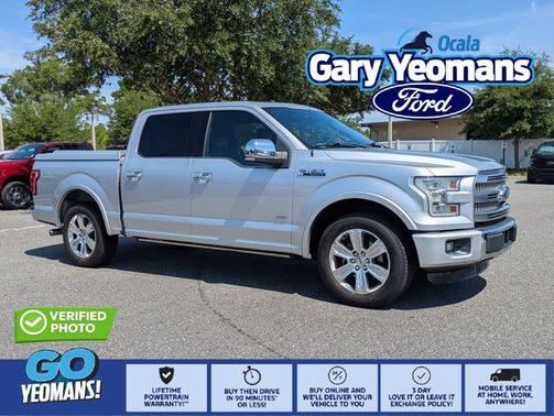 Ingot Silver Metallic 2016 Ford F-150 Platinum