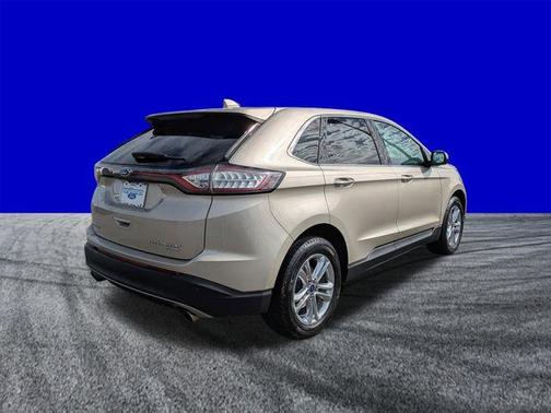 White Gold 2018 Ford Edge Titanium