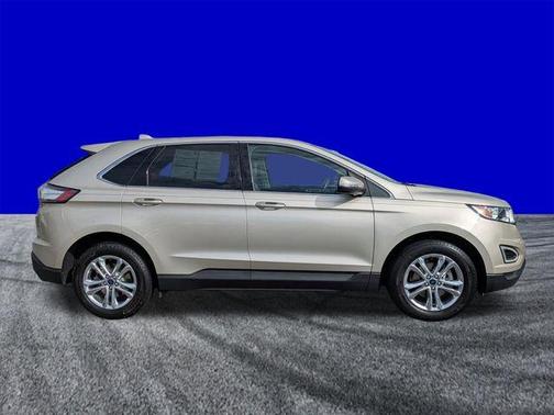 White Gold 2018 Ford Edge Titanium
