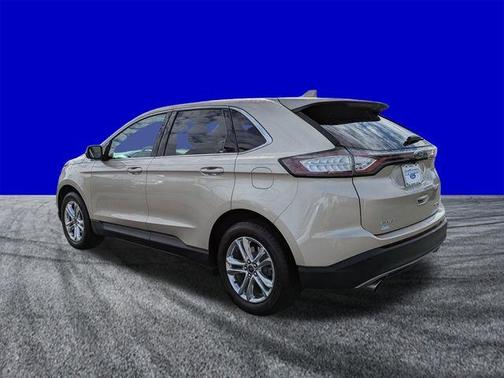 White Gold 2018 Ford Edge Titanium