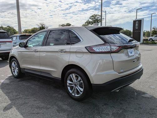 White Gold 2018 Ford Edge Titanium