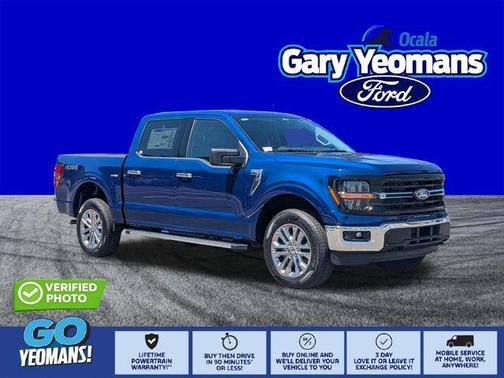 Blue 2026 Ford F-150 XLT