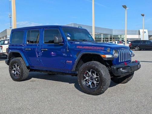 Ocean Blue Metallic 2020 Jeep Wrangler Unlimited Rubicon