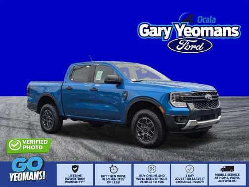 Blue 2026 Ford Ranger XLT