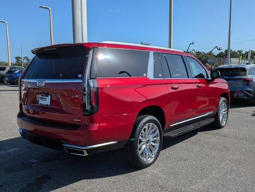 Radiant Red 2024 Cadillac Escalade ESV Premium Luxury